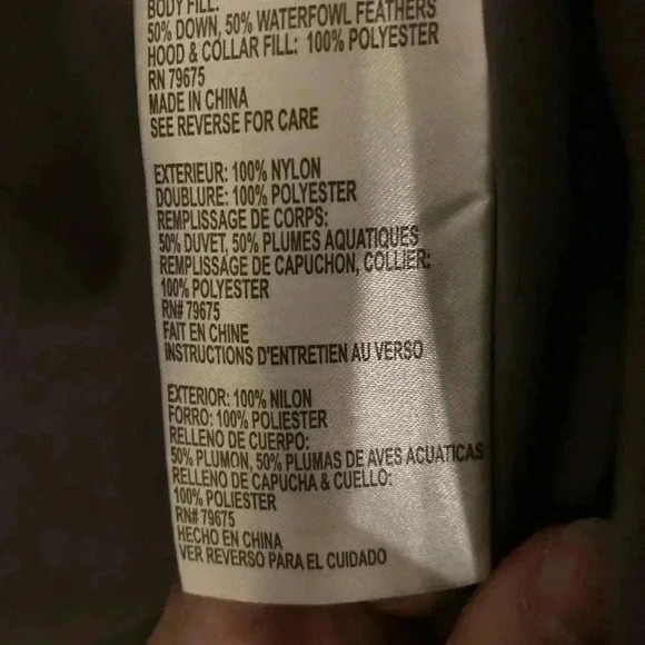 Michael Kors Down Feather Coat Grey Sz. XS - Picture 4 of 8